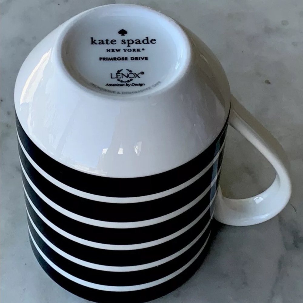 KATE SPADE NEW YORK LENOX MUG CUP COFFEE PRIMROSE NEW - Picture 4 of 5